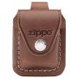 Etui skórzane na zapalniczkę Zippo Brązowe ze szlufką - 2